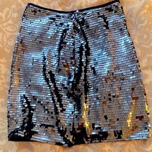 Free Press- Blue sequin skirt, Sz xm